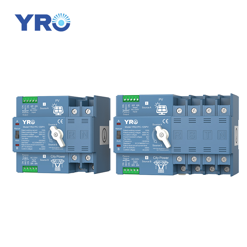 Emergency Power Transfer Dual Power Switch YRQ1PC-125A